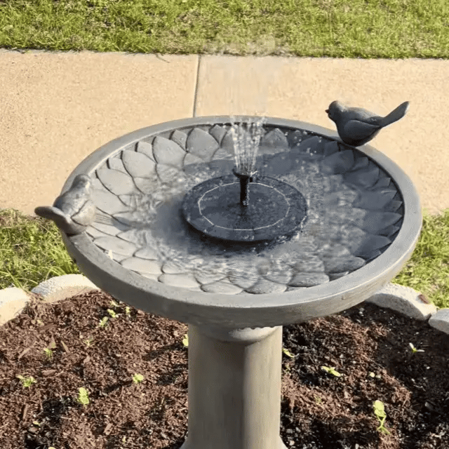 BUBBLOO™ Solar Powered Outdoor Fountain